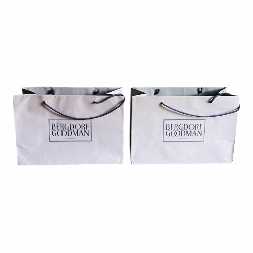 Light purple Bergdorf Goodman 2 gift Bags